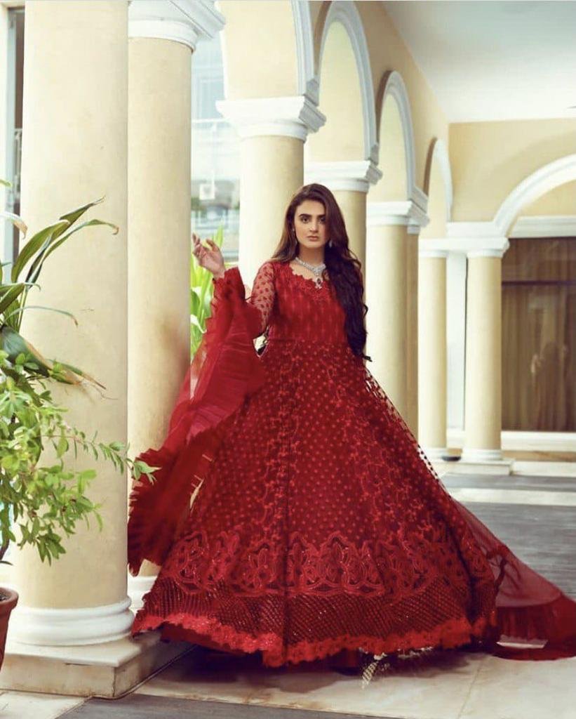 Red Heavy Silk Work Wedding Festive Special Anarkali Suit - Indian Heavy  Anarkali Lehenga Gowns Sharara Sarees Pakistani Dresses in  USA/UK/Canada/UAE - IndiaBoulevard